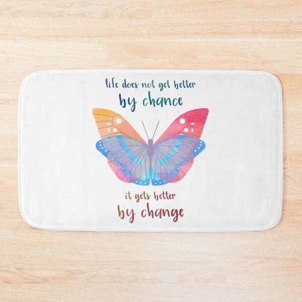 Item preview, Inspirational Saying Butterfly Motivation Quote designed and sold by CreatDifference.