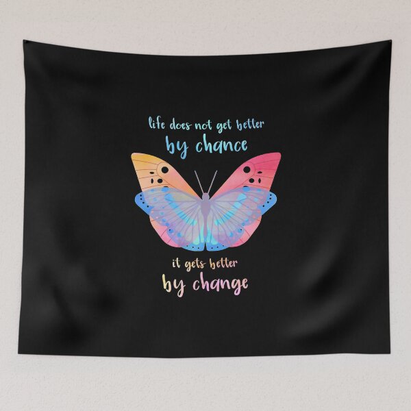 Item preview, Butterfly Inspirational Saying Motivation Quote designed and sold by CreatDifference.
