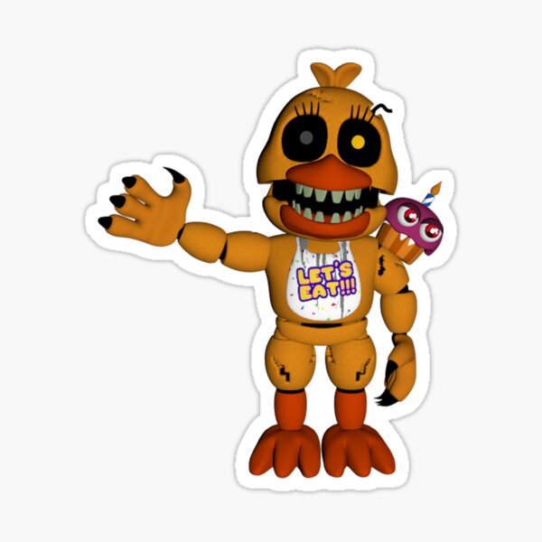 Funtime Chica Sticker for Sale by pastelcandycane