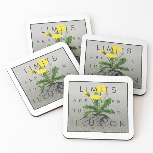 Item preview, Inspirational Saying Limits Are Just An Illusion designed and sold by CreatDifference.
