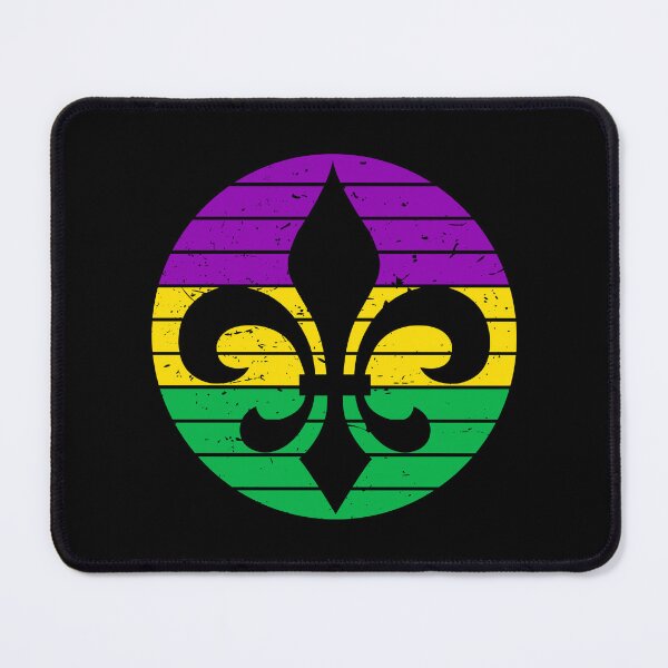 Item preview, Mardi Gras Fat Tuesday Fleur De Lis Sunset designed and sold by PeachesMommy.