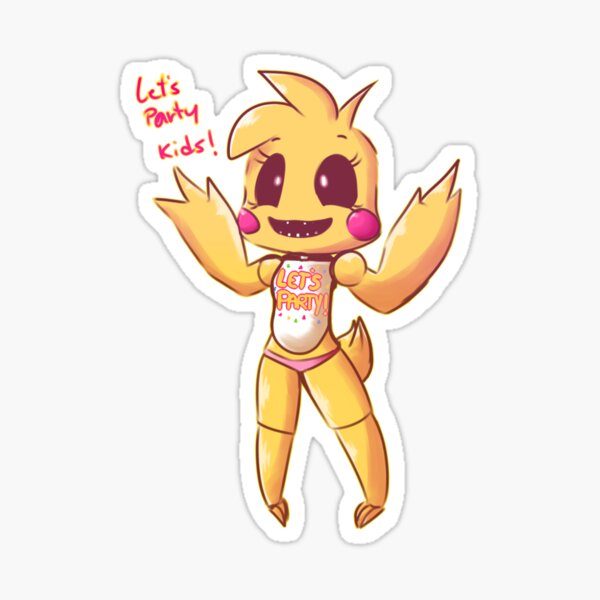 Funtime Chica Sticker for Sale by pastelcandycane