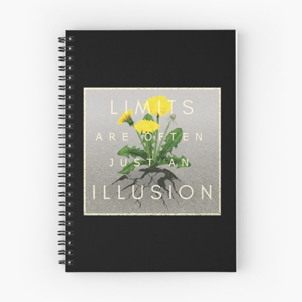 Item preview, Limits Are Just An Illusion Inspirational Saying designed and sold by CreatDifference.