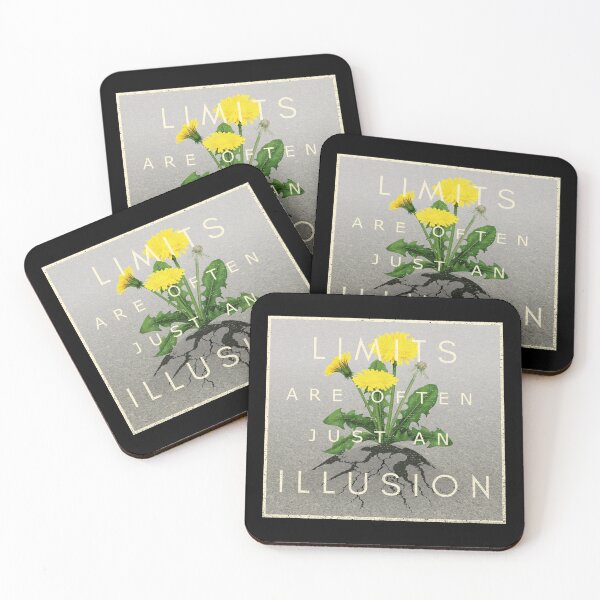 Item preview, Limits Are Just An Illusion Inspirational Saying designed and sold by CreatDifference.