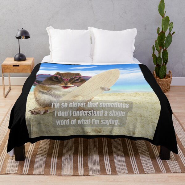 Item preview, funny picture of a squirrel with a funny quote to match designed and sold by Gaynor Burrows.