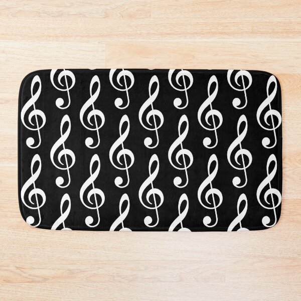 Item preview, White Treble Clef symbol designed and sold by effervescence.