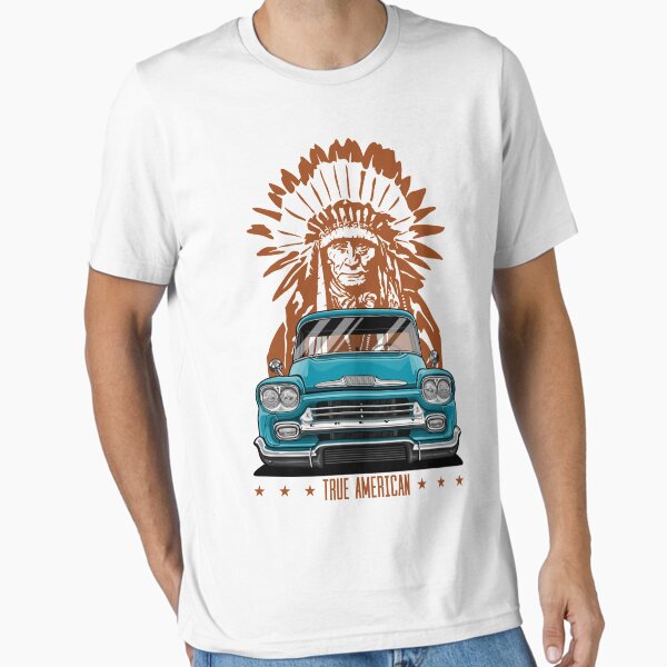 Item preview, True American. Chevy Apache Pickup Truck (aquamarine) designed and sold by OlegMarkaryan.