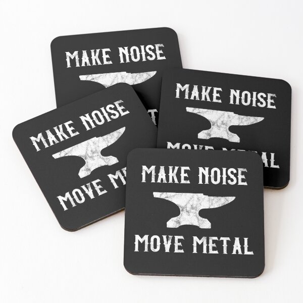 Item preview, Blacksmithing Anvil Make Noise Move Metal designed and sold by Huhnerdieb Apparel.