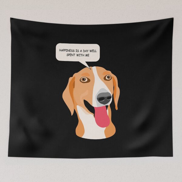 Item preview, Happiness is a day spent with my dog designed and sold by ciaobebo.