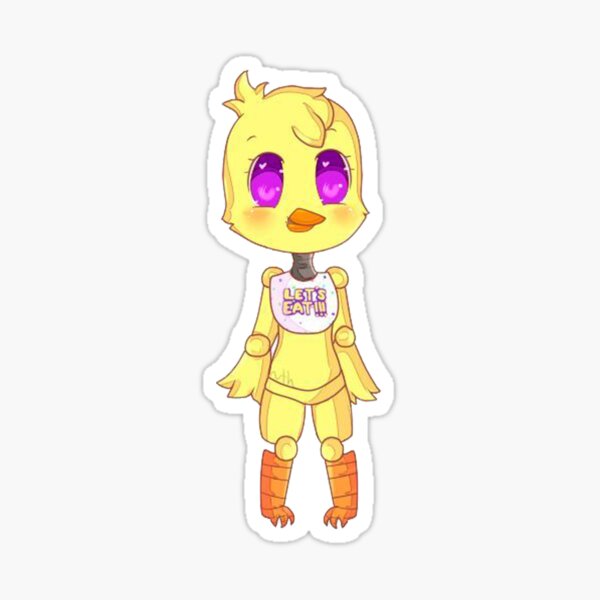 FNAF Funtime Chica Sticker for Sale by ChocolateColors