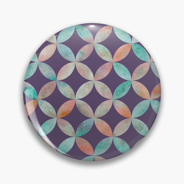 Item preview, Interlocking Circles Watercolor - Lavender designed and sold by JPuckett-Design.
