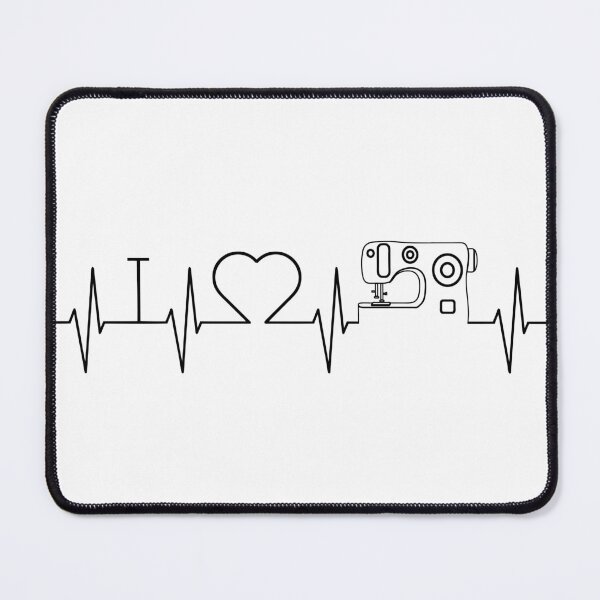 Item preview, I Love Sewing Heartline designed and sold by fivo.