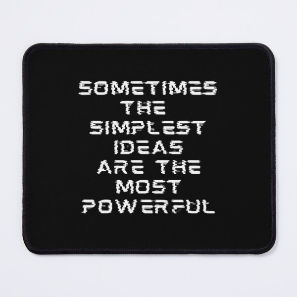 Item preview, sometimes the simplest ideas are the most powerful designed and sold by Nicedeco.
