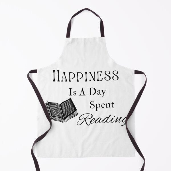 Item preview, Happiness Is A Day Spent Reading - Black Text designed and sold by TheKnightWriter.