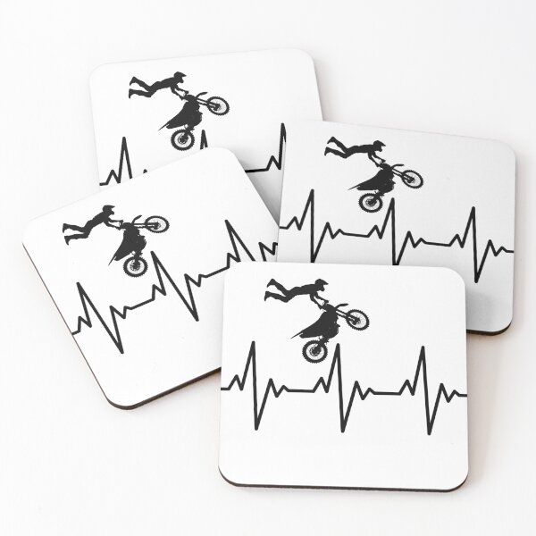 Item preview, Dirt Bike Motocross Heartbeat designed and sold by Desinger12.