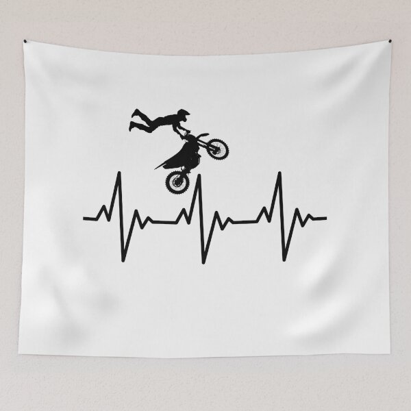 Item preview, Dirt Bike Motocross Heartbeat designed and sold by Desinger12.