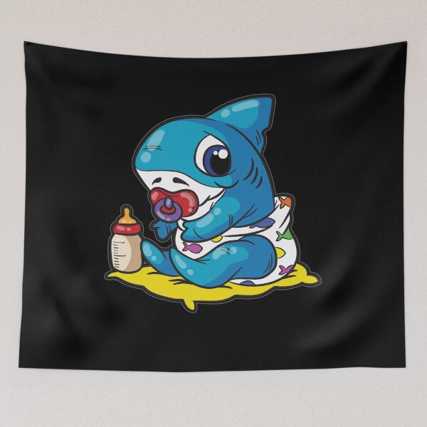 Item preview, Baby Shark in Diapers ABDL DDLG Littlespace designed and sold by Moonpie90.