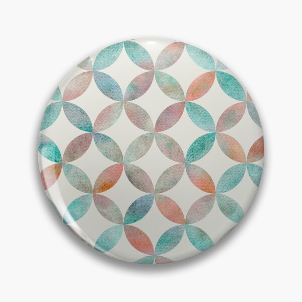 Item preview, Interlocking Circles Watercolor - Cream designed and sold by JPuckett-Design.