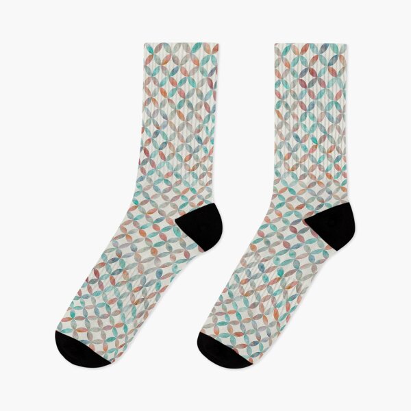 Item preview, Interlocking Circles Watercolor - Cream designed and sold by JPuckett-Design.