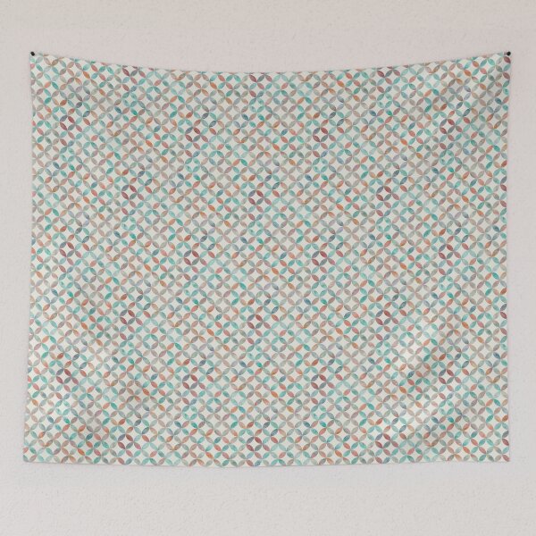 Item preview, Interlocking Circles Watercolor - Cream designed and sold by JPuckett-Design.