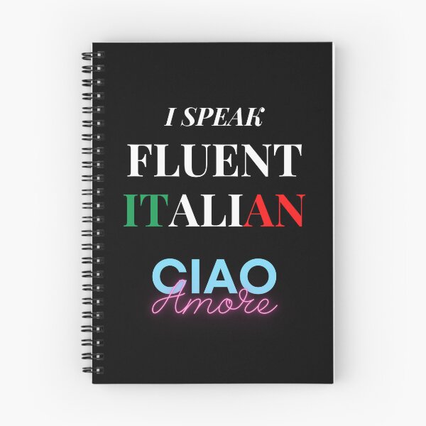 Item preview, I Speak Fluent Italian T-shirt designed and sold by NineOneOne.