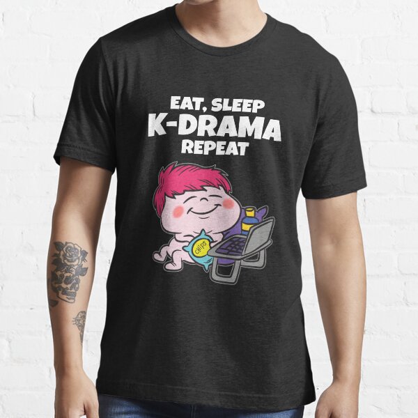 Item preview,  Eat Sleep K-Drama Repeat South Korean Drama designed and sold by Moonpie90.