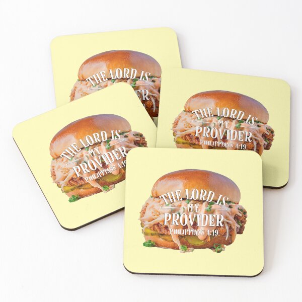 Item preview, The Lord Is My Provider Philippians 4 Verse 19 Crispy Burger - Jehovah Jireh Provides , New Testament, Funny designed and sold by MJDezigns.