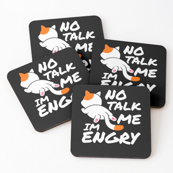 Item preview, NO TALK ME I AM ANGRY designed and sold by tagmecool.