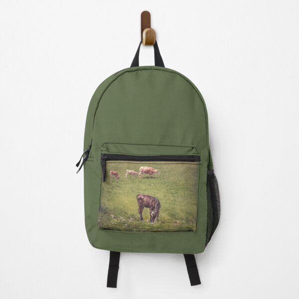 Item preview, Calf and cows in a mountain pasture designed and sold by Svetlana Korneliuk.