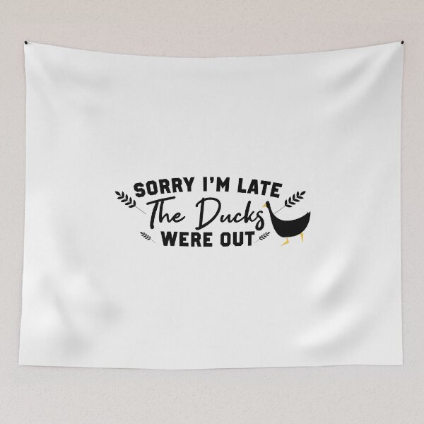 Item preview,  Vintage Retro Sorry I'm Late The Ducks Were Out Farmer designed and sold by Mer Yem.