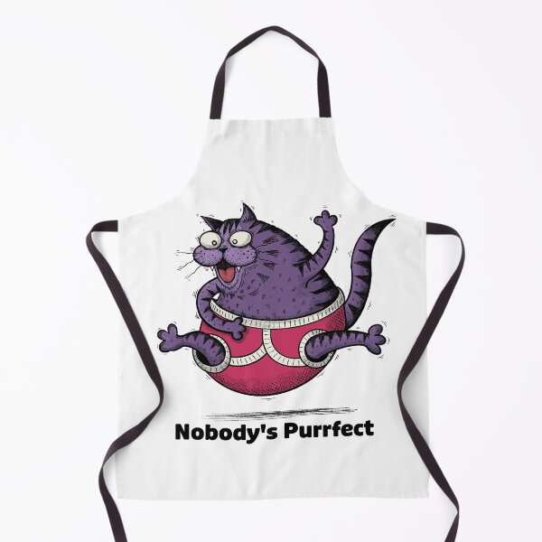 Item preview, Nobody’s purrfect cat in underwear designed and sold by RGB-Ginger.