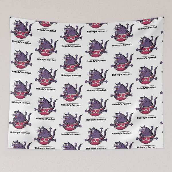 Item preview, Nobody’s purrfect cat in underwear designed and sold by RGB-Ginger.