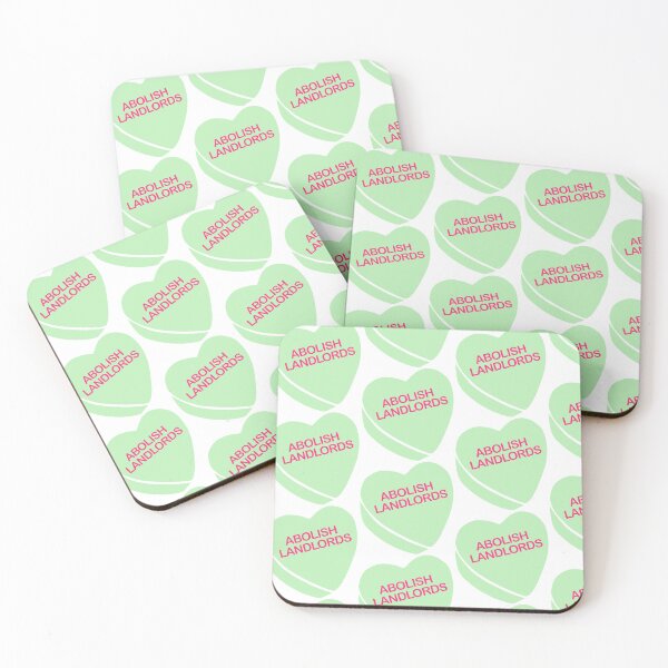 Item preview, Abolish Landlords Conversation Heart designed and sold by aleyna22.