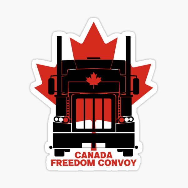 Artikel-Vorschau von Canada Freedom Convoy 2022 Weißer LKW, designt und verkauft von Freedom Sign.