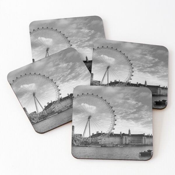 Item preview, Monochrome The London Eye London City scene designed and sold by Ann Biddlecombe.