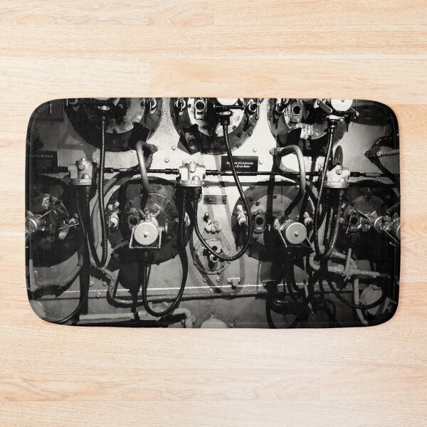 Item preview, Vintage Engine Dials In A World War Two Navy Ship, Vintage Style Photograph designed and sold by TrulyEpoque.