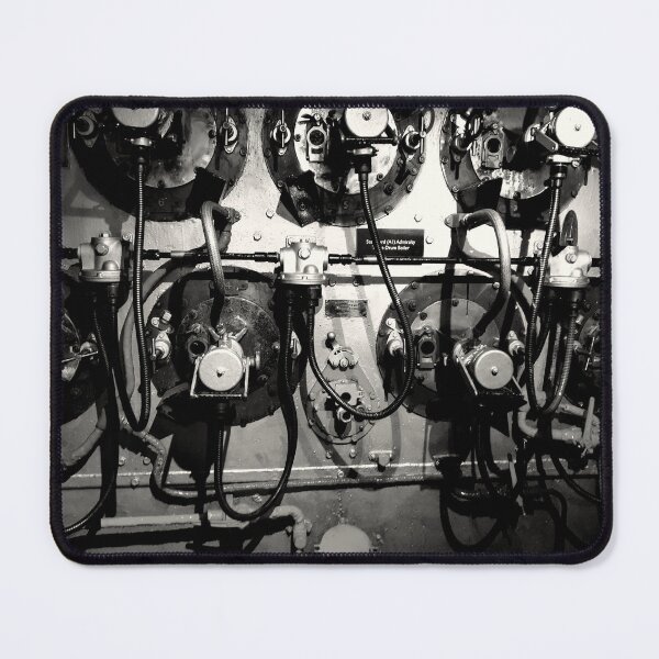 Item preview, Vintage Engine Dials In A World War Two Navy Ship, Vintage Style Photograph designed and sold by TrulyEpoque.