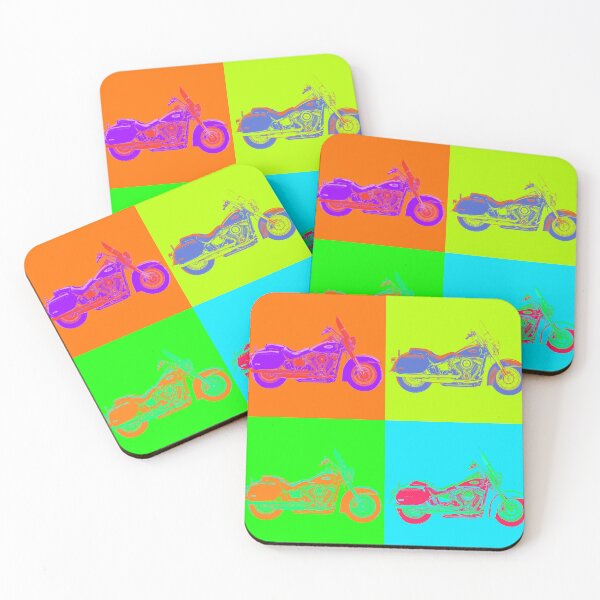Item preview, Bright Motorcycle Art designed and sold by ClownFishArts.