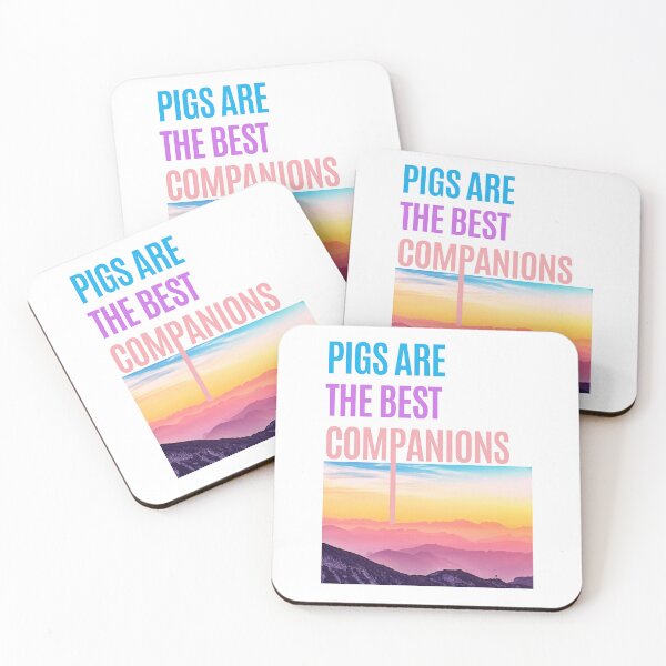 Item preview, Pigs Are the Best Companions designed and sold by ArtAndTell.