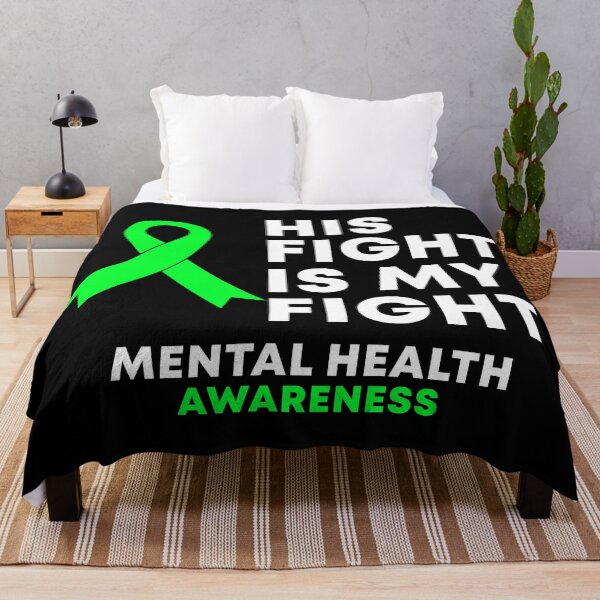 Item preview, His Fight Is My Fight Mental Health Awareness designed and sold by Color-Sparkle.