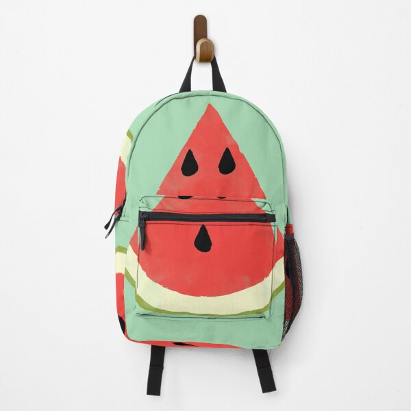 Item preview, Watermelon watercolor funny face designed and sold by ace20xd6.
