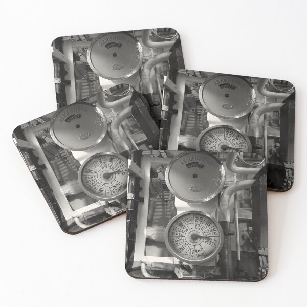 Item preview, Vintage Engine Dials In A World War Two Navy Ship, Vintage Style Photograph designed and sold by TrulyEpoque.