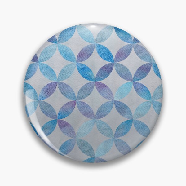 Item preview, Interlocking Circles Watercolor - Grey designed and sold by JPuckett-Design.