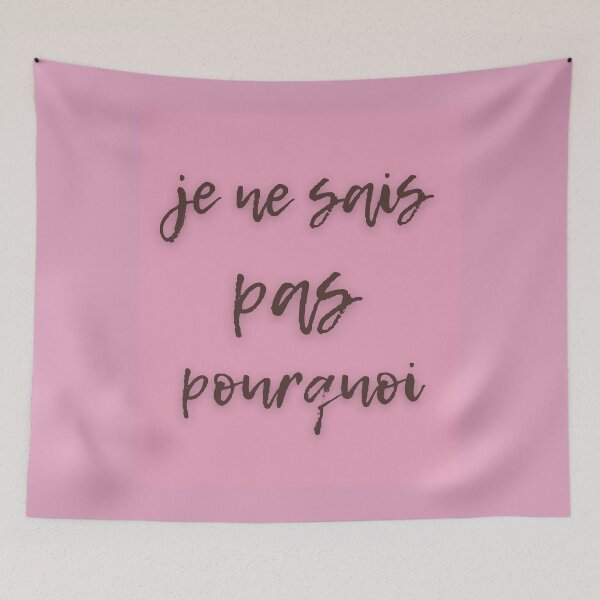 Item preview,   je ne sais pas pourquoi designed and sold by Douaa_Print.