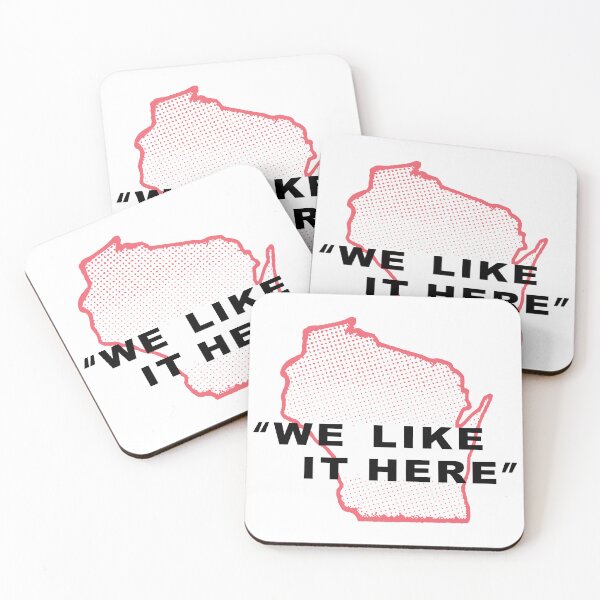Item preview, Wisconsin We Like It Here designed and sold by nwerlandson.