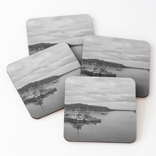Item preview, Monochrome Falmouth harbour looking out to sea  designed and sold by Ann Biddlecombe.
