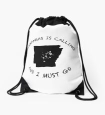 Arkansas is calling... Drawstring Bag