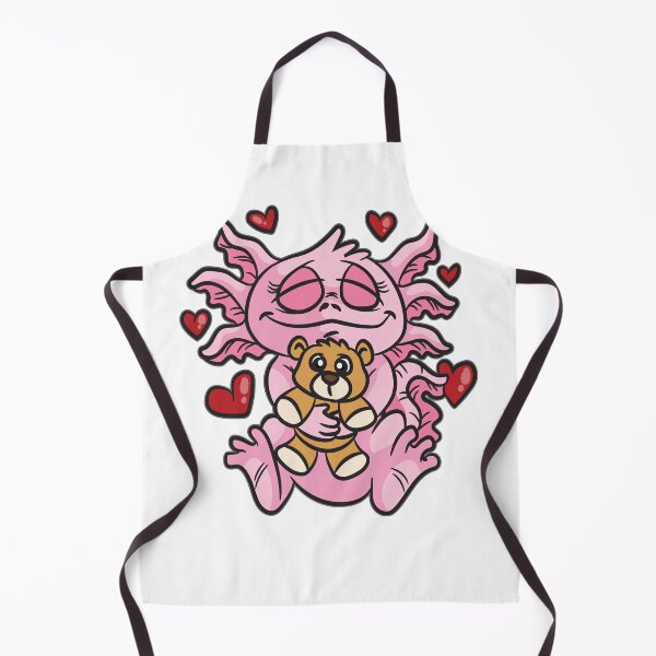 Item preview, Kawaii Axolotl With Stuffed Animal Teddy Bear  designed and sold by Moonpie90.