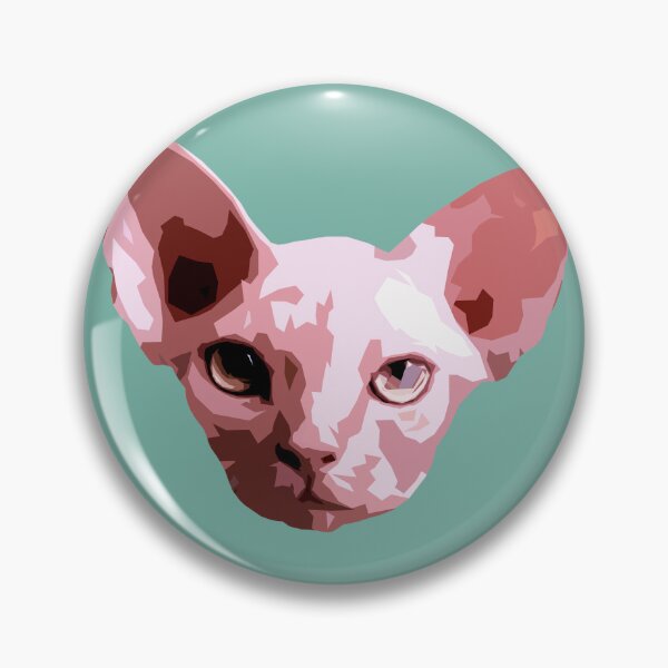 Item preview, Sphynx Cat - Hairless Cute Cat - Pop Art WPAP designed and sold by inkandmoth.