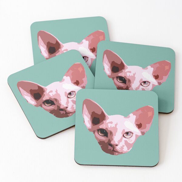 Item preview, Sphynx Cat - Hairless Cute Cat - Pop Art WPAP designed and sold by inkandmoth.